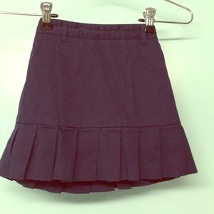 Hartstrings Skort Girls Sz 5 Navy Elastic Waist